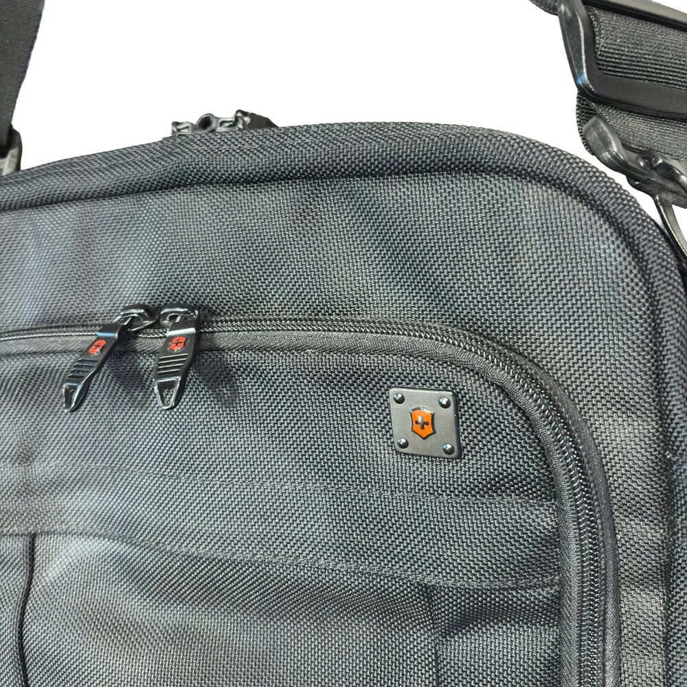 Victorinox Crossbody Shoulder Bag Travel Organizer Swiss Army Gray